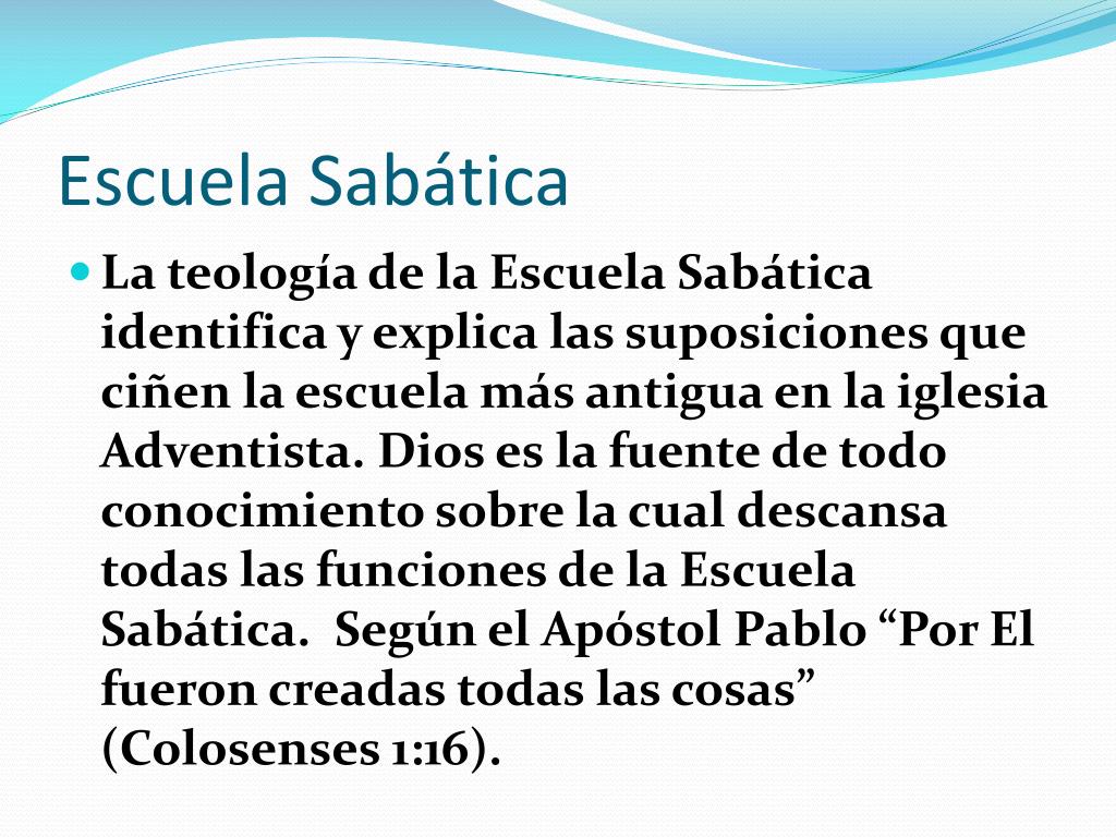PPT Y Escuela Sabática PowerPoint Presentation, free download ID