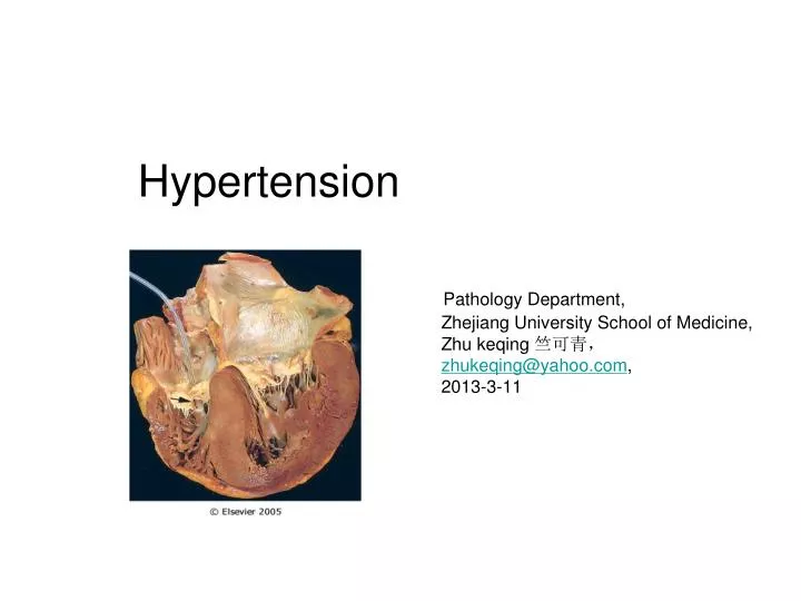 hypertension n.