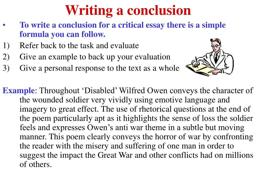 example of critical analysis conclusion