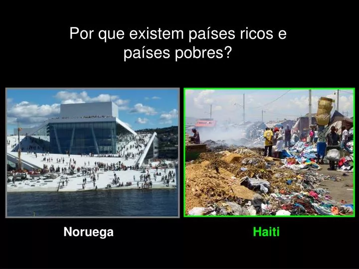 PPT Por que existem países ricos e países pobres