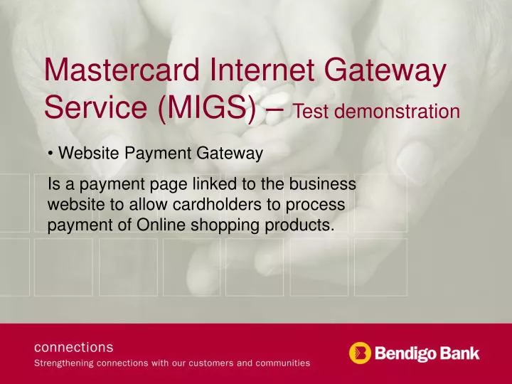 mastercard internet gateway service migs test demonstration n.