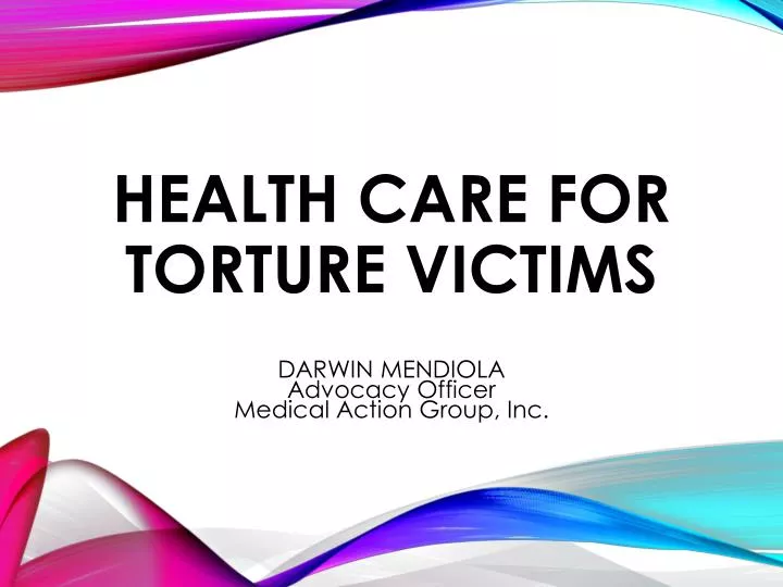 health care for torture victims n.
