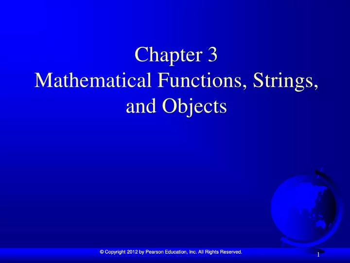 chapter 3 mathematical functions strings and objects n.