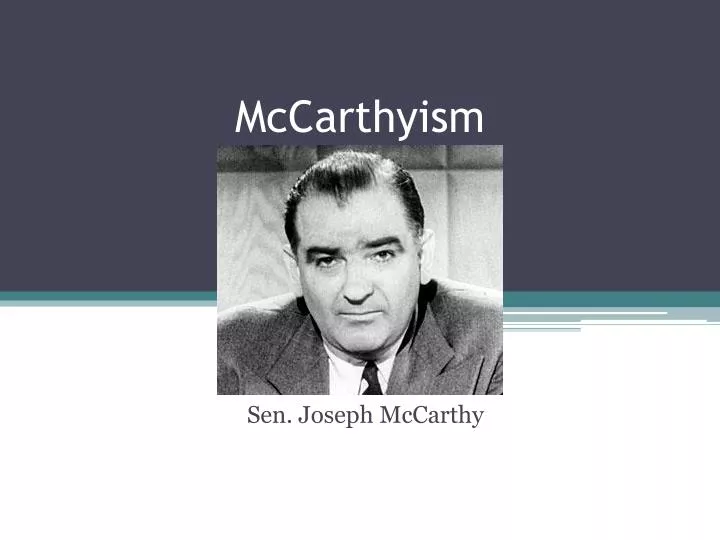 mccarthy trials essay A stunned mccarthy listened as the packed audience exploded into cheers and applause mccarthy’s days as a political power were effectively over a few weeks later, the army hearings dribbled to a close with little fanfare and no charges were upheld against the army by the committee in december 1954, the senate voted to censure mccarthy. mccarthy trials essay A stunned mccarthy listened as the packed audience exploded into cheers and applause mccarthy’s days as a political power were effectively over a few weeks later, the army hearings dribbled to a close with little fanfare and no charges were upheld against the army by the committee in december 1954, the senate voted to censure mccarthy.