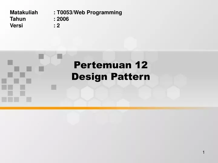 pertemuan 12 design pattern n.
