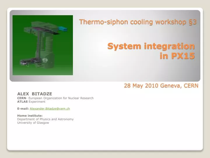 thermo siphon cooling workshop 3 n.