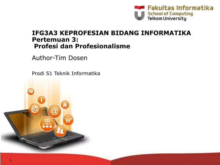 ifg3a3 keprofesian bidang informatika pertemuan 3 profesi dan profesionalisme n.