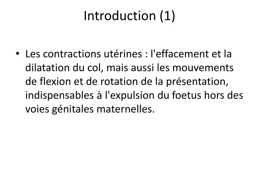 PPT Contraction utérine PowerPoint Presentation, free download ID