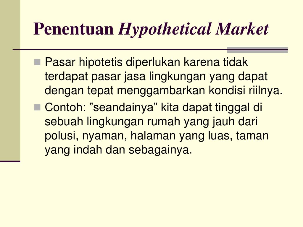 PPT Contingent Valuation Method (CVM) PowerPoint