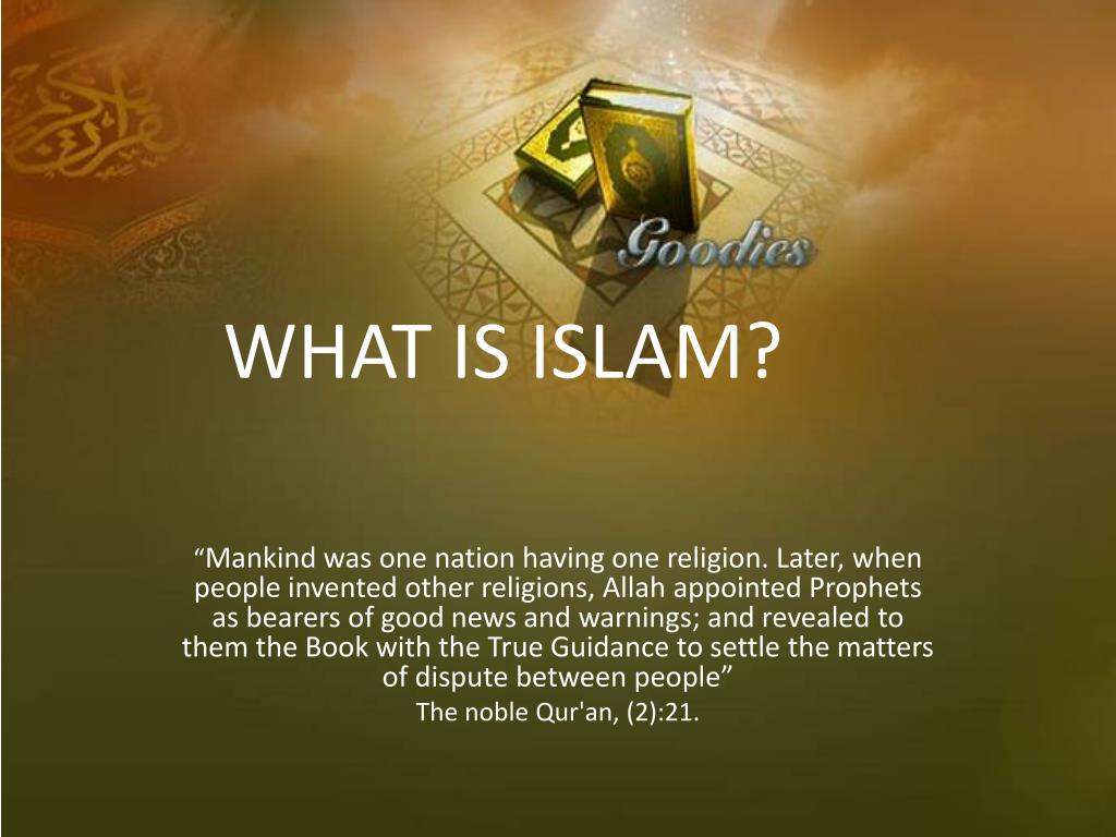 islamic presentation in english