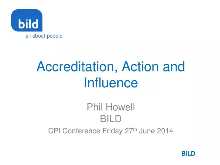 accreditation action and influence n.