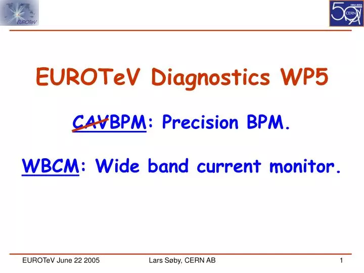 eurotev diagnostics wp5 n.