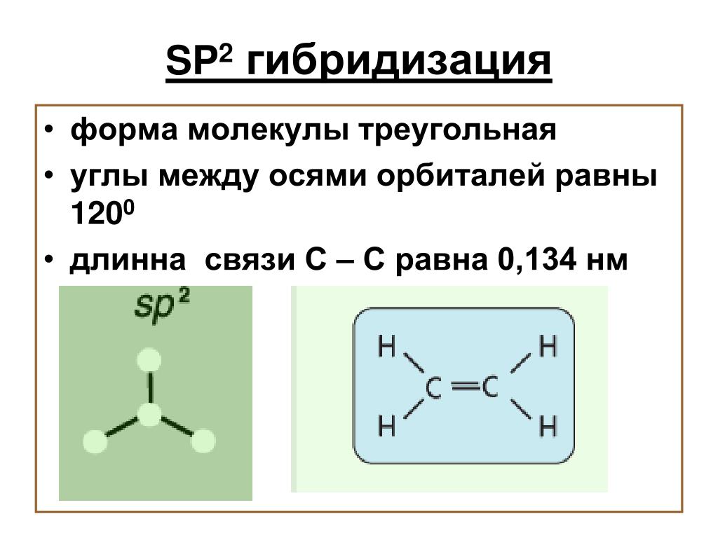 Тип гибридизации sp2. Sp2 гибридизация форма молекулы. У циклов sp2 гибридизация. Sp2 гибридизация угловая форма. Sp2 гибридизация Геометрическая форма.