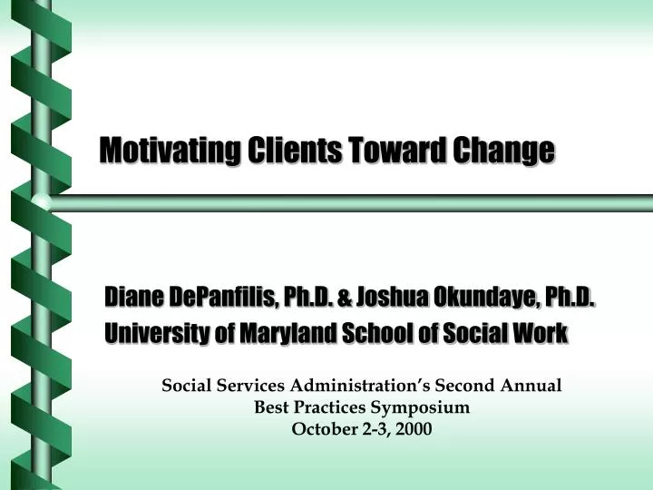 motivating clients toward change n.