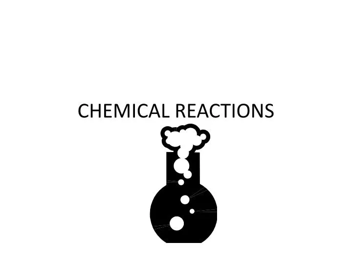 chemical reactions n.