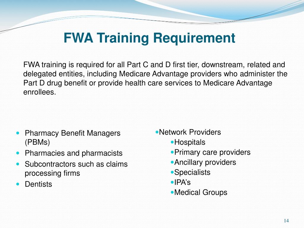 PPT Medicare Fraud, Waste and Abuse (FWA) Compliance Training