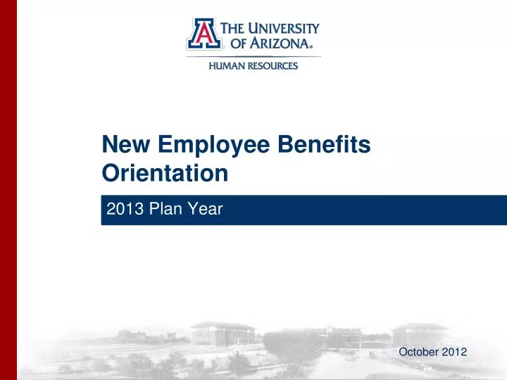 new employee benefits orientation n.