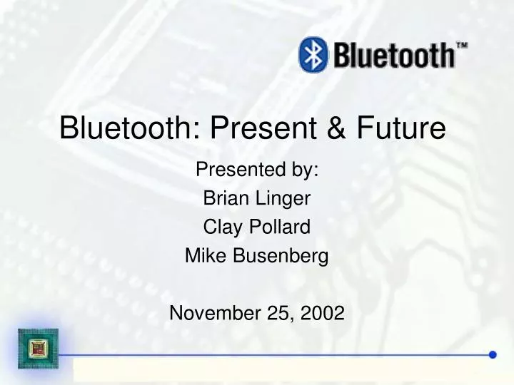 bluetooth present future n.