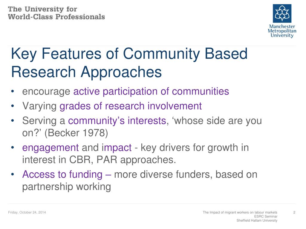 community based research limitations