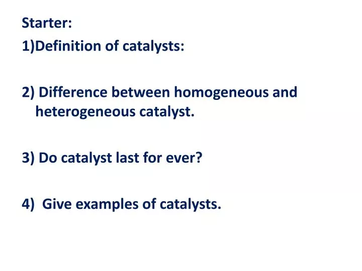 Starter Definition And Uses at Gerald Davis blog