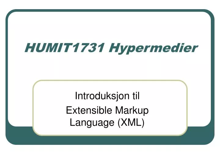 humit1731 hypermedier n.