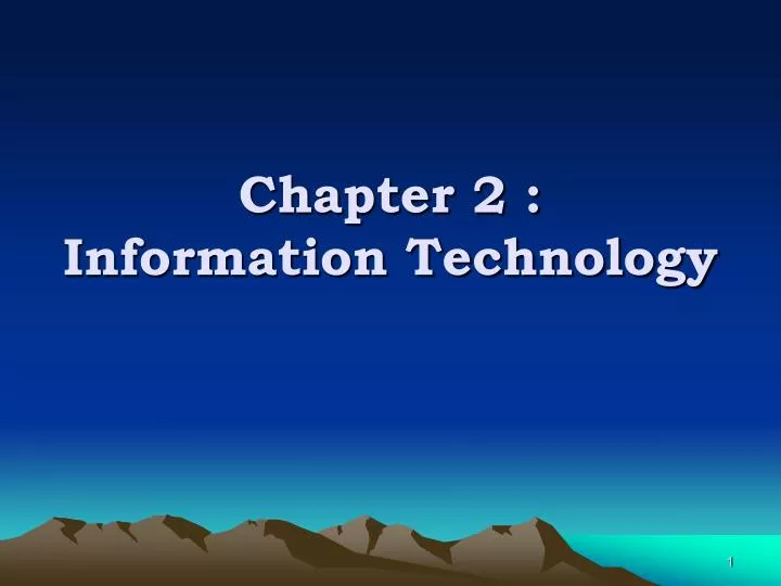 chapter 2 information technology n.
