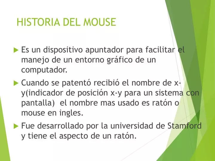 historia del mouse n.
