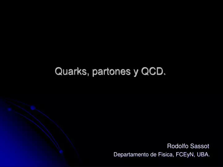 quarks partones y qcd n.