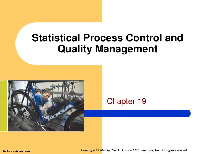 statistical process control and quality management n.