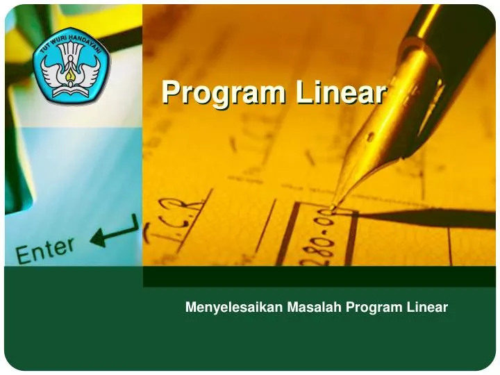 Program linear kelas 11