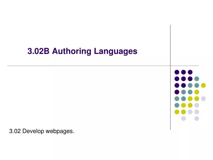 3 02b authoring languages n.