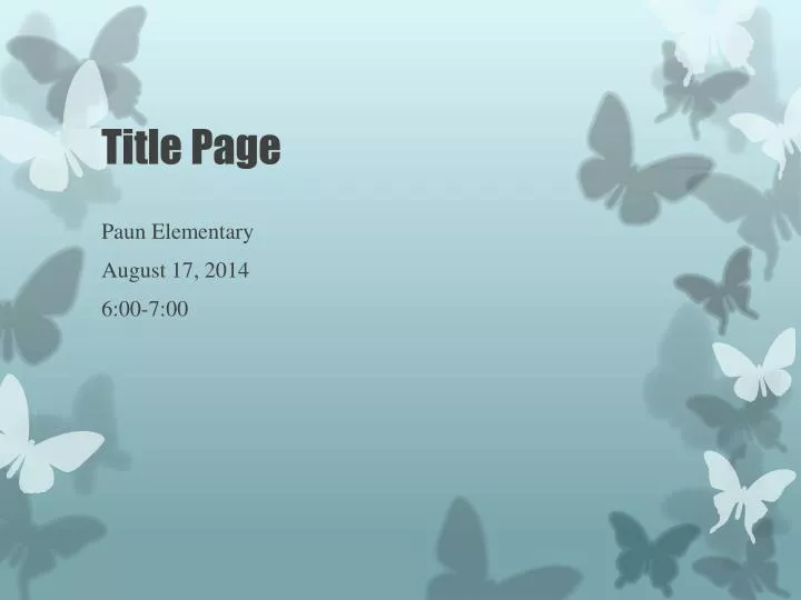 title page n.