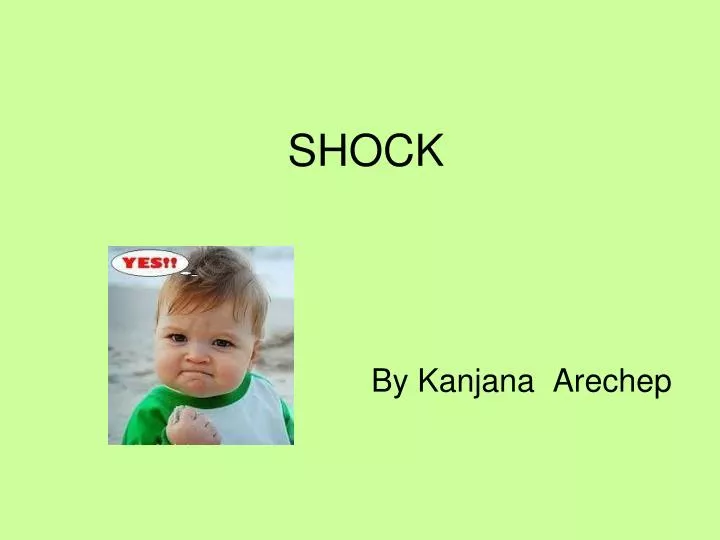 shock n.