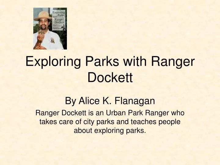 exploring parks with ranger dockett n.