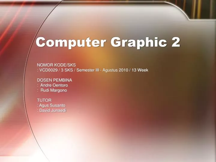 computer graphic 2 n.