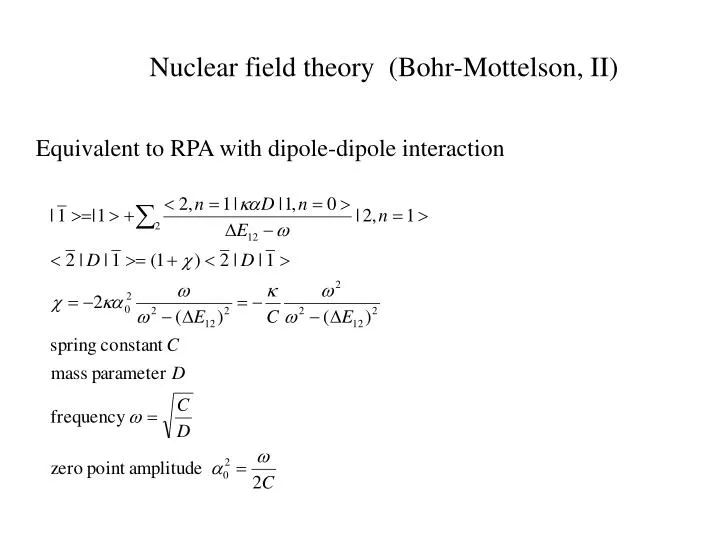 nuclear field theory bohr mottelson ii n.