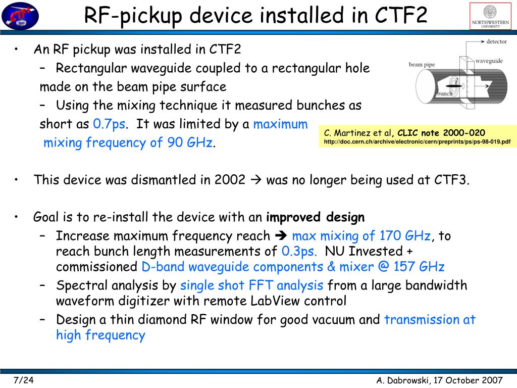 PPT - Non-interceptive single shot bunch length measurement PowerPoint