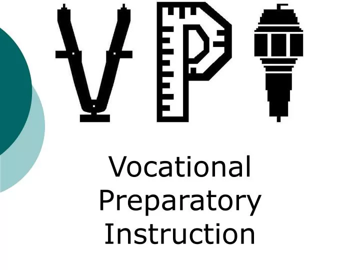 vocational preparatory instruction n.