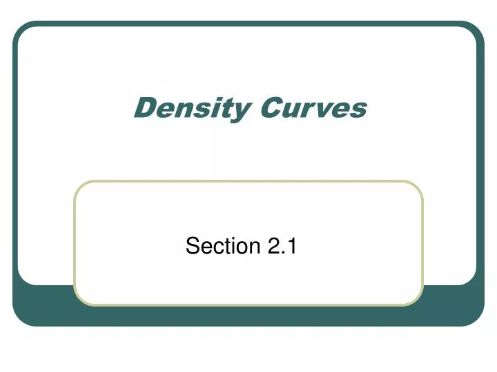 density curves n.