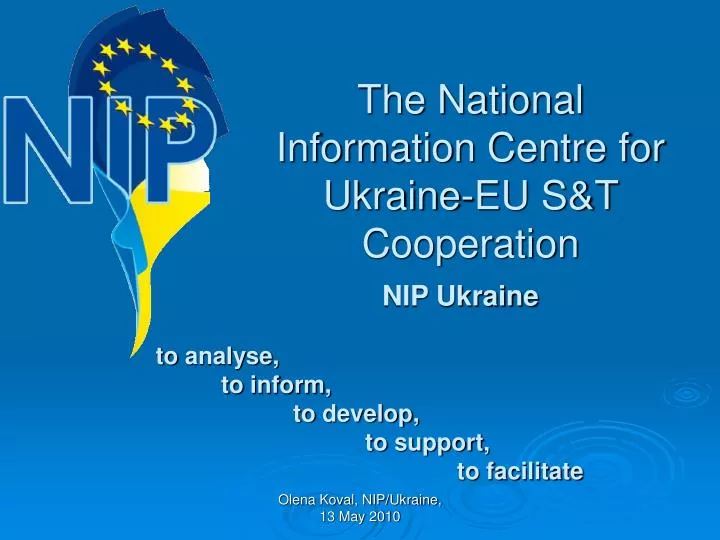 the national information centre for ukraine eu s t cooperation n.