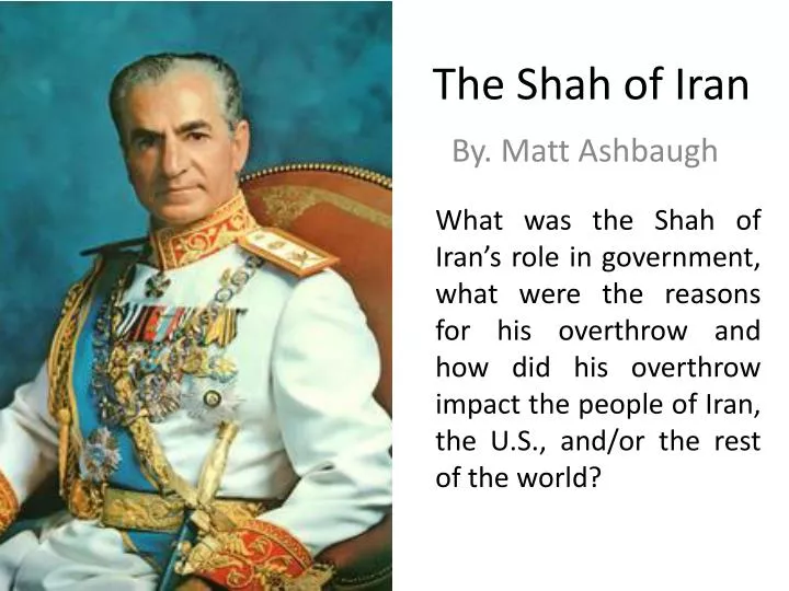 the shah of iran n.