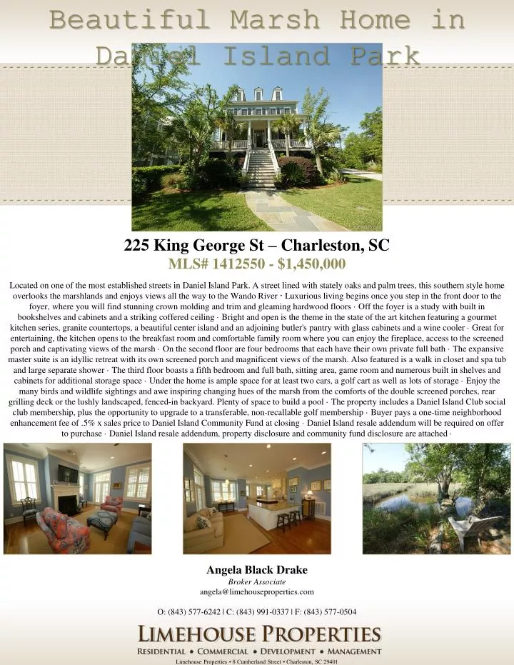 PPT Limehouse Properties • 8 Cumberland Street • Charleston, SC 29401