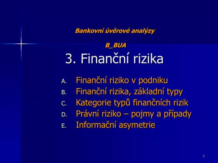 bankovn v rov anal zy b bua 3 finan n rizika n.