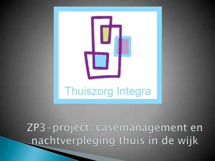 zp3 project casemanagement en nachtverpleging thuis in de wijk n.