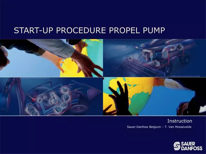 start up procedure propel pump n.