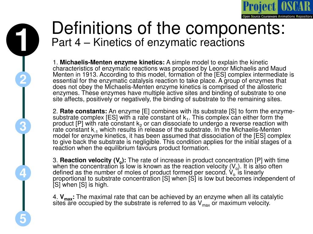 PPT - Enzymes: basic concepts & kinetics PowerPoint Presentation, free  download - ID:5818454