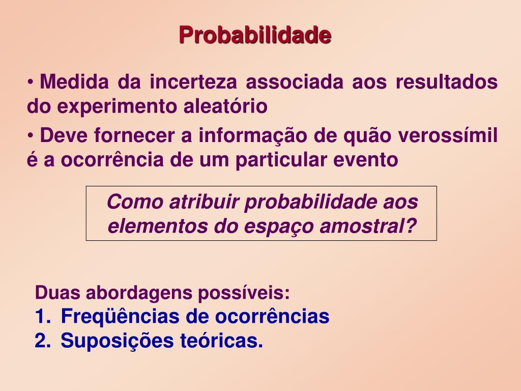 Exemplo De Caso Experimento Aleatorio Espaço Amostral E Evento Slides