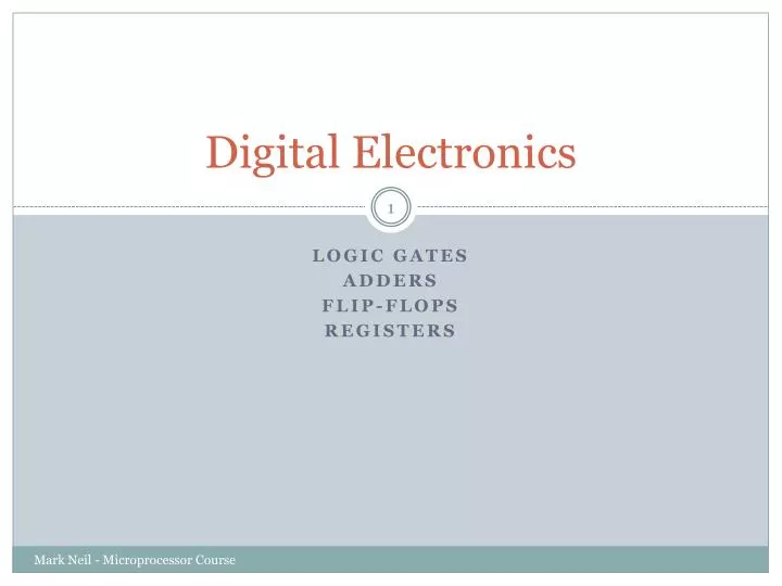 digital electronics n.