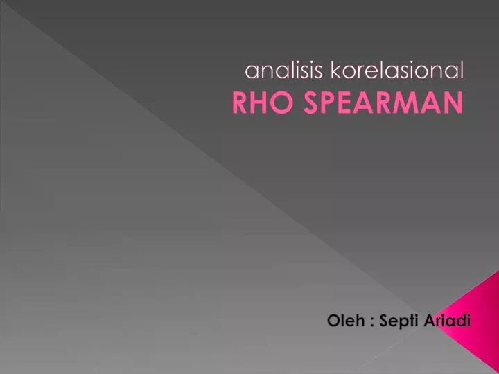 analisis korelasional rho spearman n.