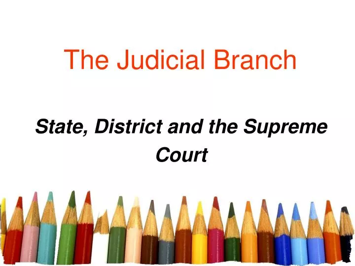 the judicial branch n.